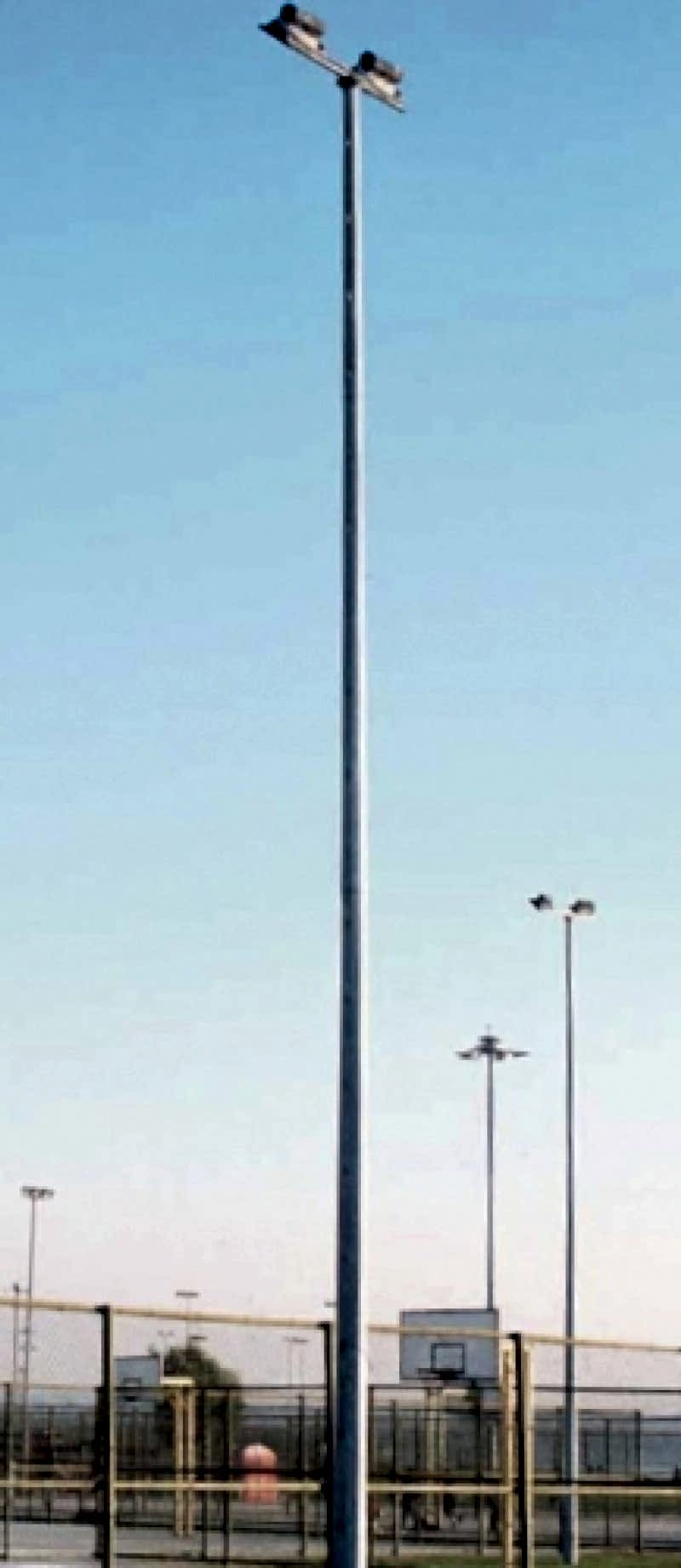 Galveniz Poligon Aydınlatma Direği 6 M  1200 T