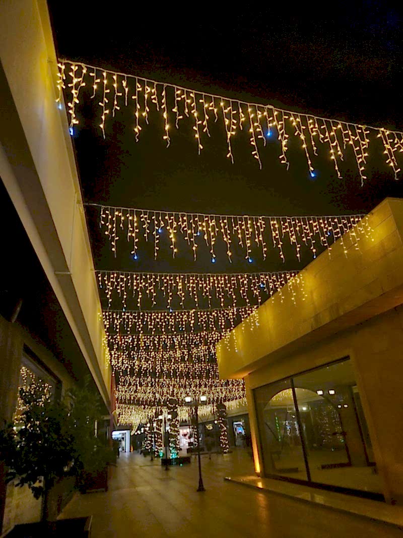 Yılbaşı cadde süsleme